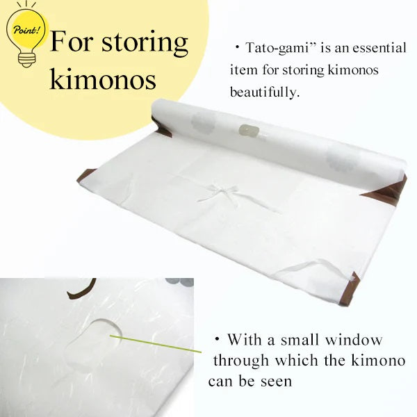 KIMONO TATO-SHI – Traditional Japanese kimono Storage Paper with window