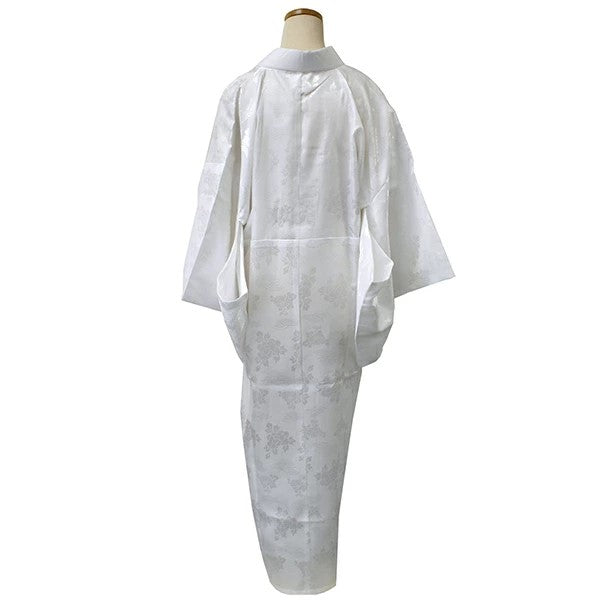Washable NAGAJYUBAN, Size: M-L, White / Women Japanese Traditional Kimono Undergarment
