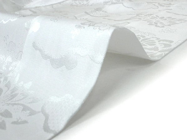 Washable NAGAJYUBAN, Size: M-L, White / Women Japanese Traditional Kimono Undergarment