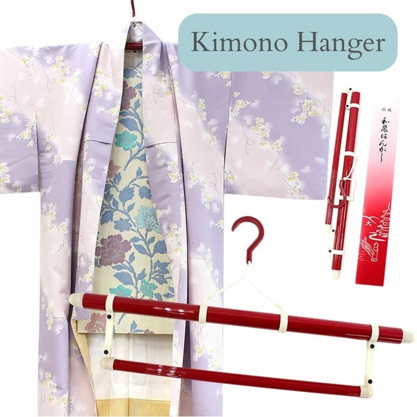 Japanese Traditional Extendable Kimono & Obi Hanger