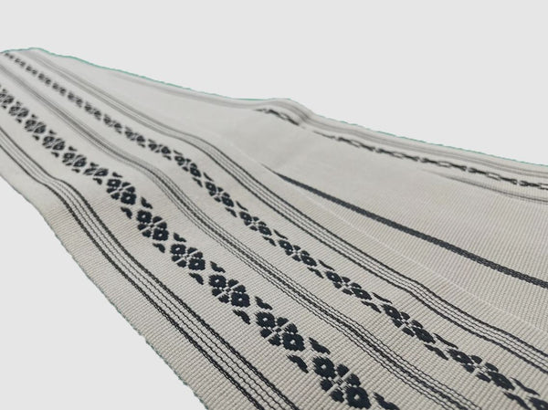 Japanese Men's YUKATA Full 3pc Set /  Traditional Stripe Yukata Size: LL, White obi, Himo String