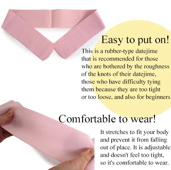 Japanese Women's Date-jime (Magic Belt) for Traditional Kimono and Yukata