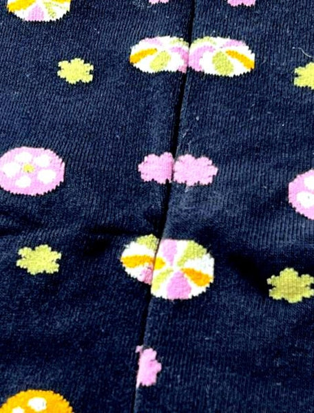 Tabi Crew Socks with Navy Traditional Pattern – Japanese Split Toe Socks