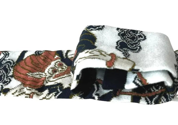 Japanese Tabi Socks – Raijin Thunder God Design, Unisex Split-Toe Socks