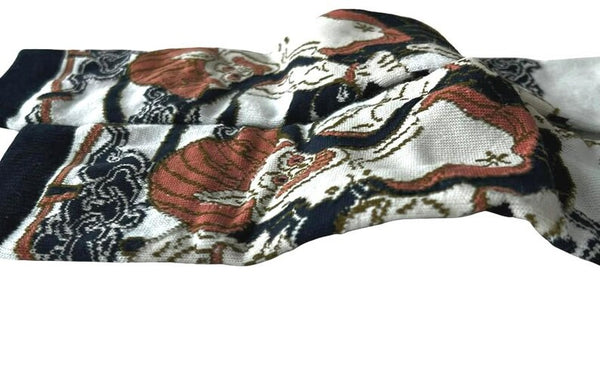 Japanese Tabi Socks – Raijin Thunder God Design, Unisex Split-Toe Socks