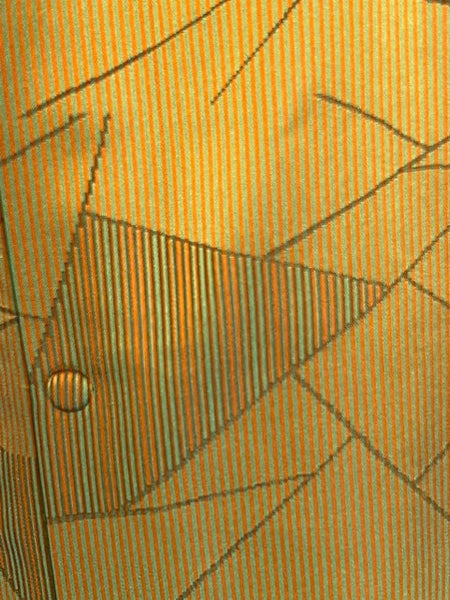 Vintage Long Silk Michiyuki Coat – Golden Mustard Japanese Kimono Overcoat