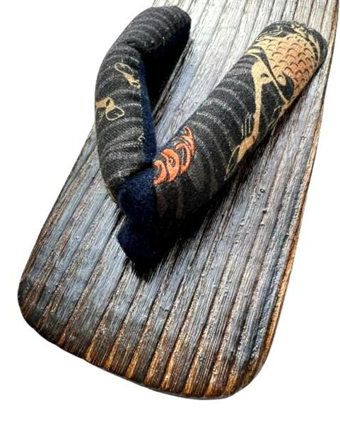 Children’s Japanese Geta Sandals – Wooden Traditional Geta with Fabric Thong | Kids Kimono Footwear