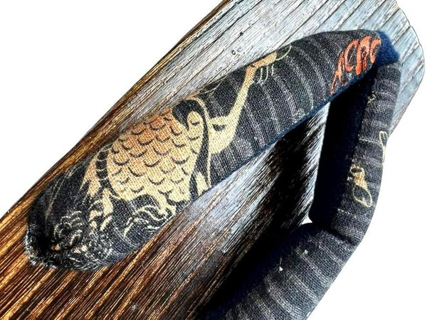Children’s Japanese Geta Sandals – Wooden Traditional Geta with Fabric Thong | Kids Kimono Footwear