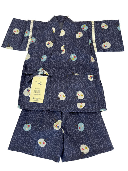 Japanese JINBEI Toddler Size 2T-3T /  Lovely "Yacht" Blue