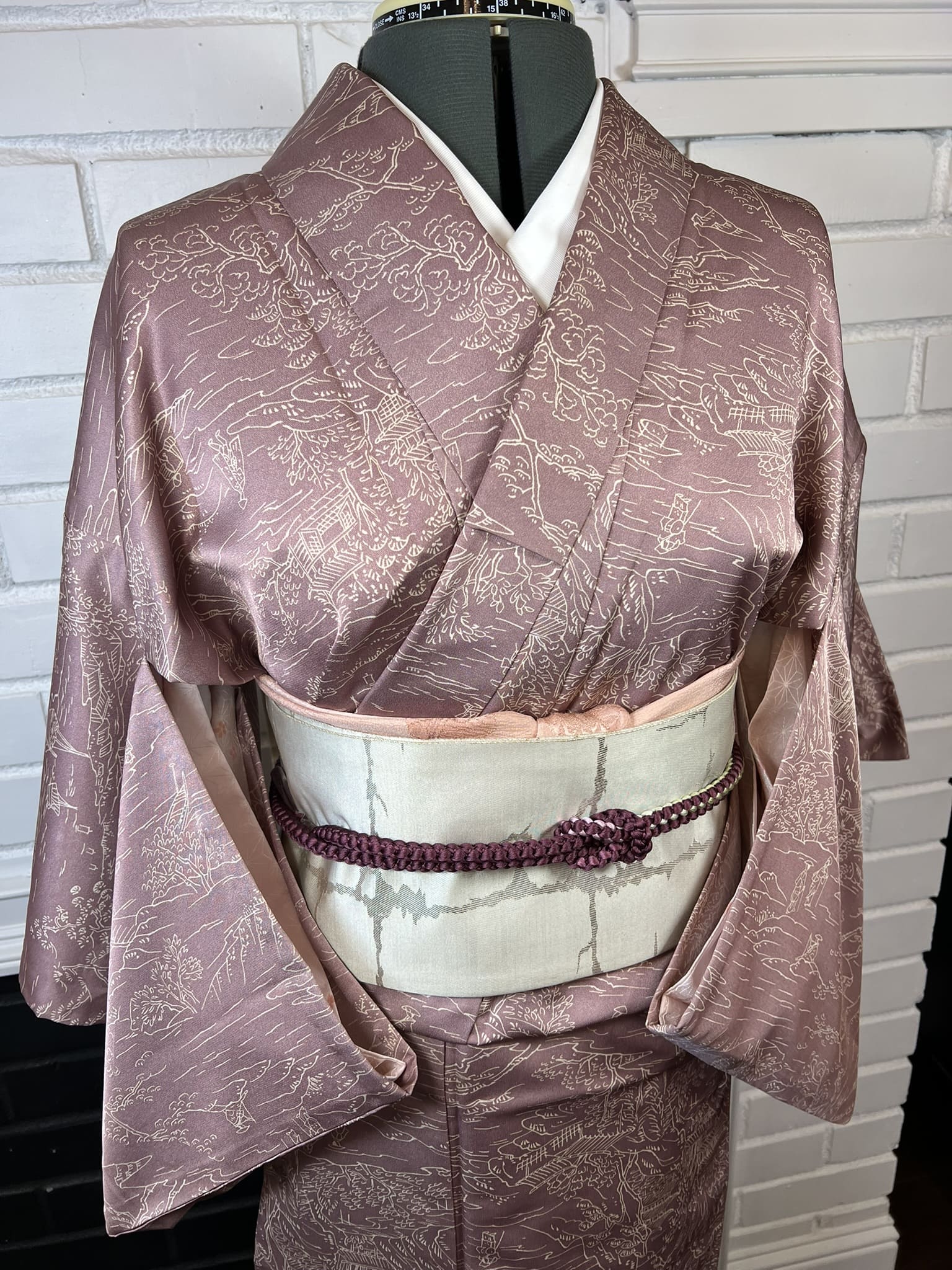 【極美品】ラッドミュージシャン　花柄　KIMONO　MIX ROSE　ジャケット LAD MUSICIAN 18ss kimonoジャケット 着物 花柄 赤