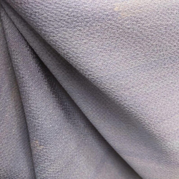 Japanese Vintage Silk Kimono: Pale Lavender Awase (Lined), Size M-L
