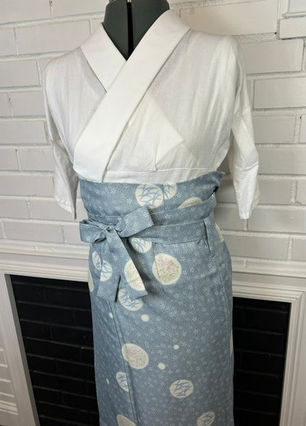Washable Two-Piece Kimono | Easy-to-Wear Kimono Without Obi |  Awase (Fully Lined)