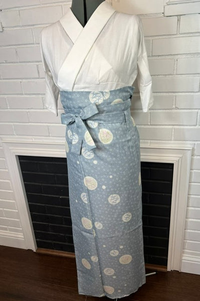 Washable Two-Piece Kimono | Easy-to-Wear Kimono Without Obi |  Awase (Fully Lined)
