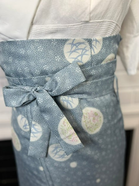 Washable Two-Piece Kimono | Easy-to-Wear Kimono Without Obi |  Awase (Fully Lined)