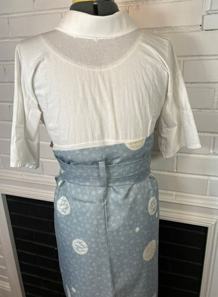 Washable Two-Piece Kimono | Easy-to-Wear Kimono Without Obi |  Awase (Fully Lined)