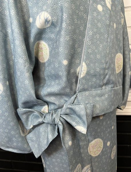 Washable Two-Piece Kimono | Easy-to-Wear Kimono Without Obi |  Awase (Fully Lined)