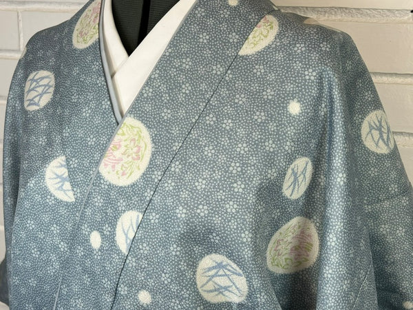 Washable Two-Piece Kimono | Easy-to-Wear Kimono Without Obi |  Awase (Fully Lined)