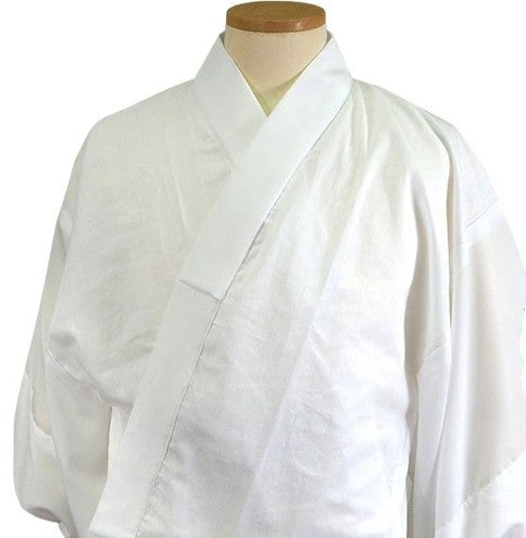 Japanese Men's Cotton Han Juban Kimono Undershirt: Traditional Japanese Innerwear (M, L)
