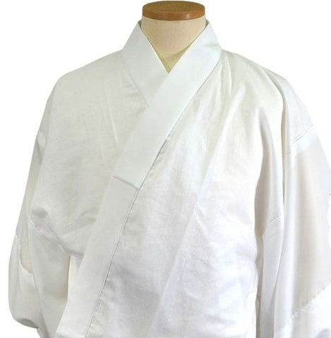 Japanese Men's Cotton Han Juban Kimono Undershirt: Traditional Japanese Innerwear (M, L)