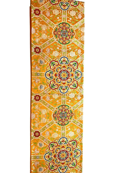 Vintage Silk Fukuro Obi – Japanese Kimono Obi | Traditional Woven Textile