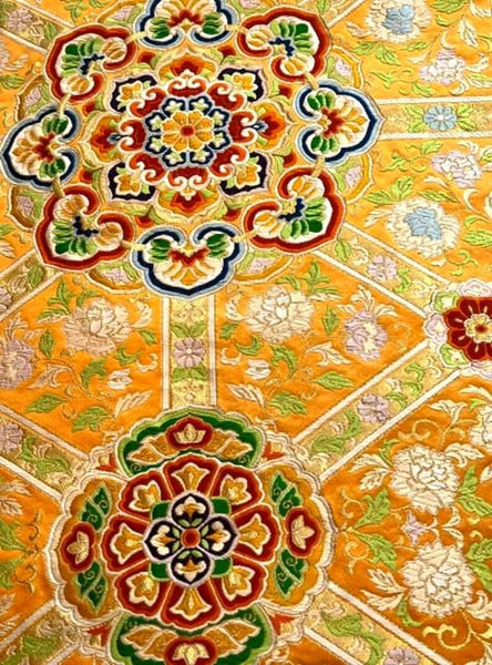 Vintage Silk Fukuro Obi – Japanese Kimono Obi | Traditional Woven Textile