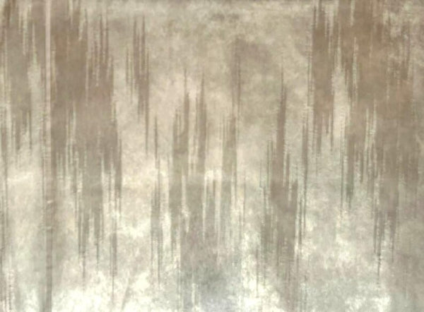 Vintage Japanese Fukuro Obi – Silver Gray & Soft Gold Woven Kimono Belt