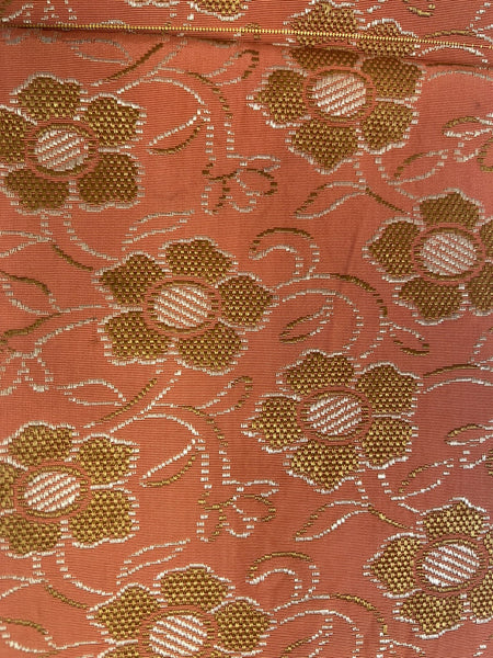 Vintage Traditional Women's OBI / Hanhaba-obi, Rust Orange