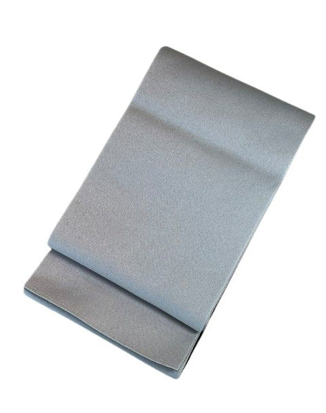 Japanese Hanhaba Obi – Purple & Silver Gray Reversible, Women's Sash