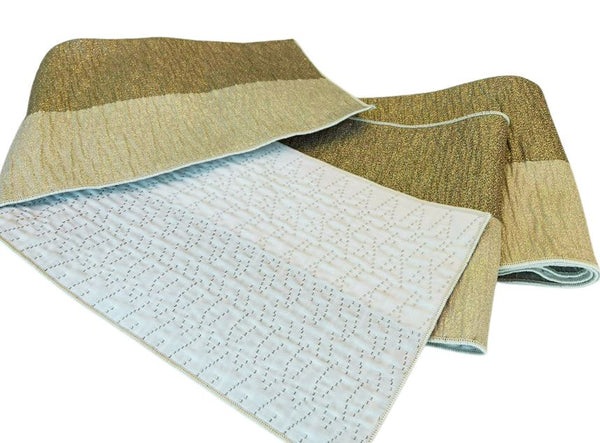 Japanese Hanhaba Obi – Gold Two-Tone Shimmer, Women's Sash