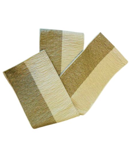 Japanese Hanhaba Obi – Gold Two-Tone Shimmer, Women's Sash