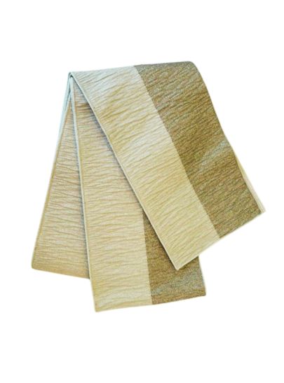 Japanese Hanhaba Obi – Gold Two-Tone Shimmer, Women's Sash