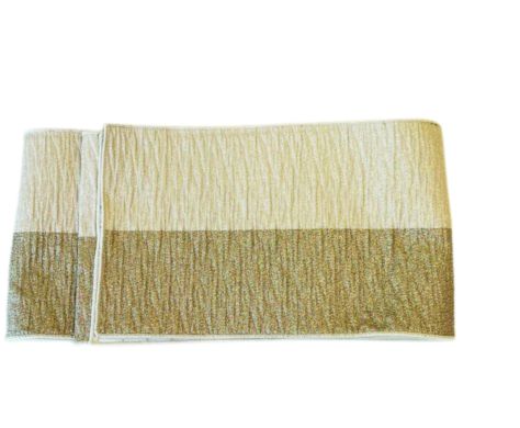 Japanese Hanhaba Obi – Gold Two-Tone Shimmer, Women's Sash