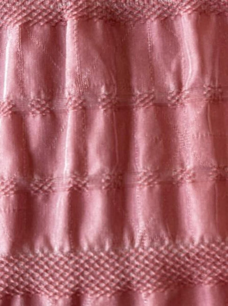 Japanese Heko Obi – Dusty Rose Pink Soft Sash, Women's Washable Obi with Lurex Shimmer