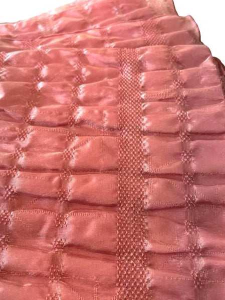 Japanese Heko Obi – Dusty Rose Pink Soft Sash, Women's Washable Obi with Lurex Shimmer