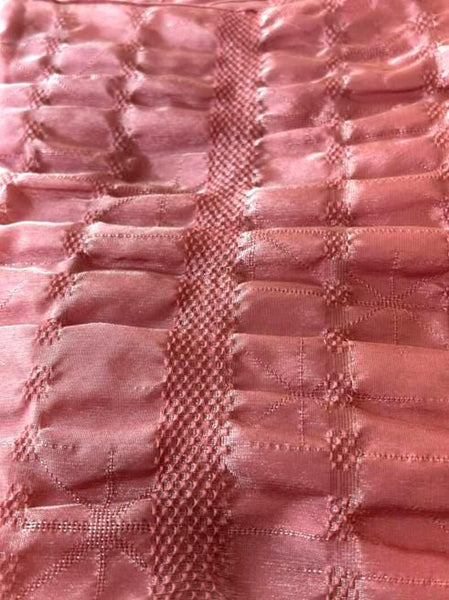 Japanese Heko Obi – Dusty Rose Pink Soft Sash, Women's Washable Obi with Lurex Shimmer