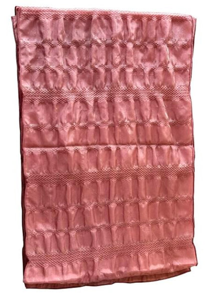 Japanese Heko Obi – Dusty Rose Pink Soft Sash, Women's Washable Obi with Lurex Shimmer
