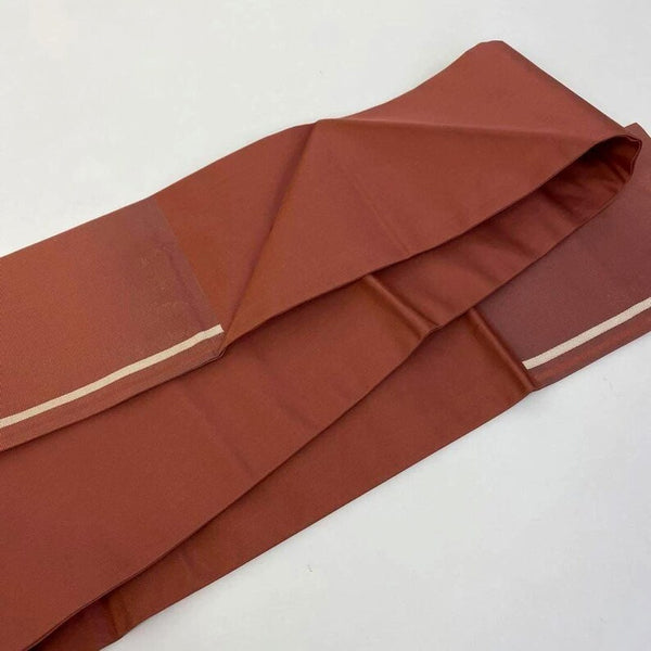 Japanese Vintage Silk Nagoya Obi: Autumn Sunset Kimono Belt