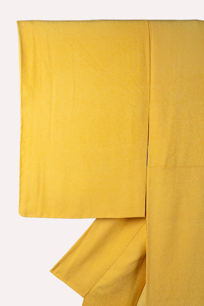 Golden Yellow Tsubaki Kimono